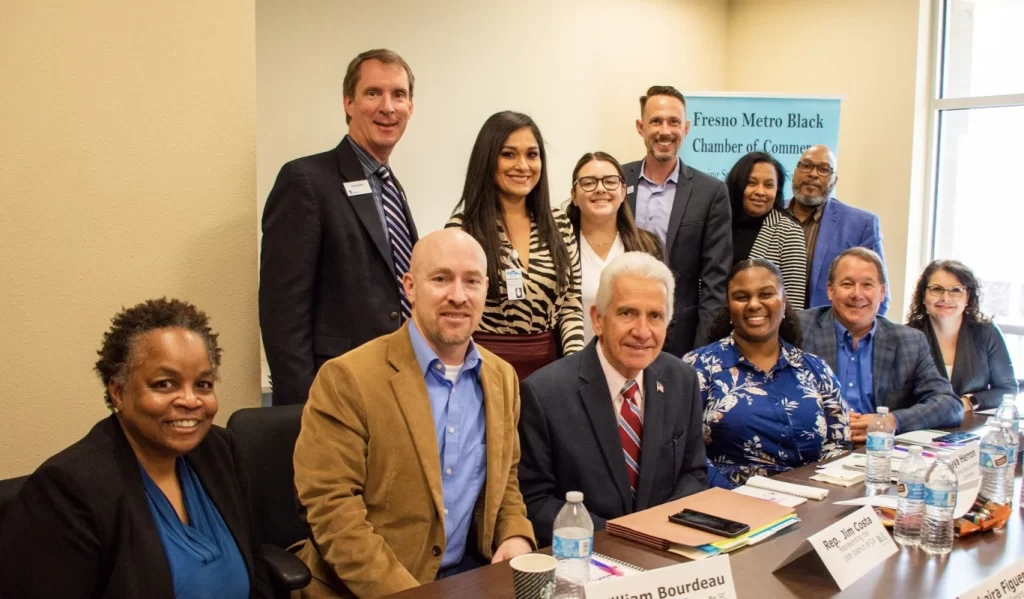 Congressman Jim Costa shares updates on the Farm Bill with BizFed Members.